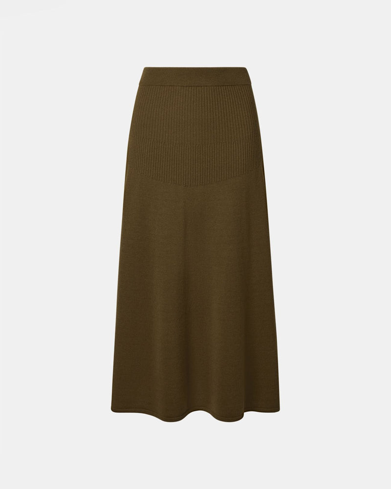 Jupe Justine olive_5