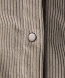 Veste Sherpa Lined Jumbo Cord - Concrete - Femme