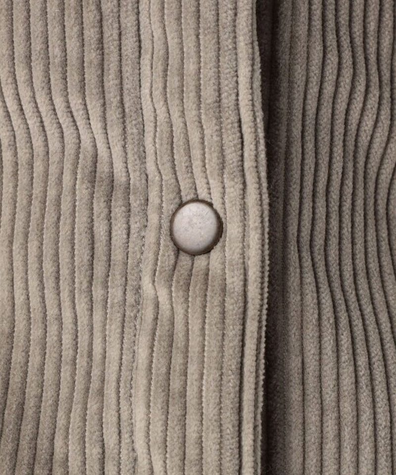 Veste Sherpa Lined Jumbo Cord - Concrete - Femme