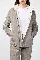 Veste Sherpa Lined Jumbo Cord - Concrete - Femme