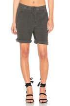 Soft Draped Utility Short - Carbon Pigment - Women