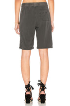 Soft Draped Utility Short - Carbon Pigment - Women