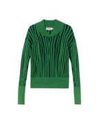 Jersey verde cachemir Gery sostenible - silueta 1