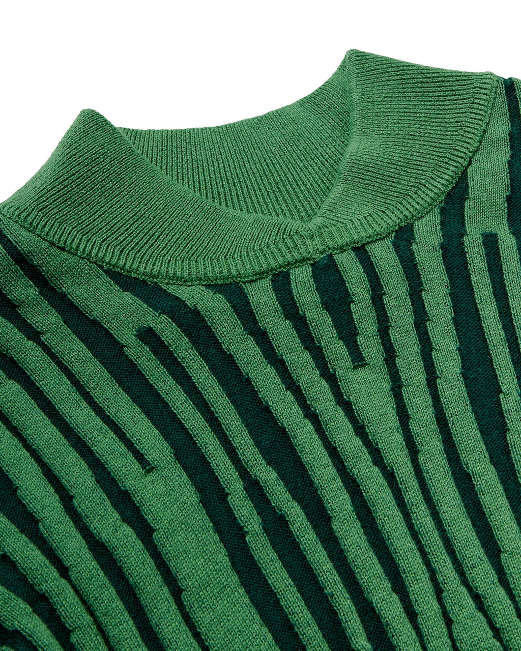 Jersey verde cachemir Gery sostenible - silueta 3