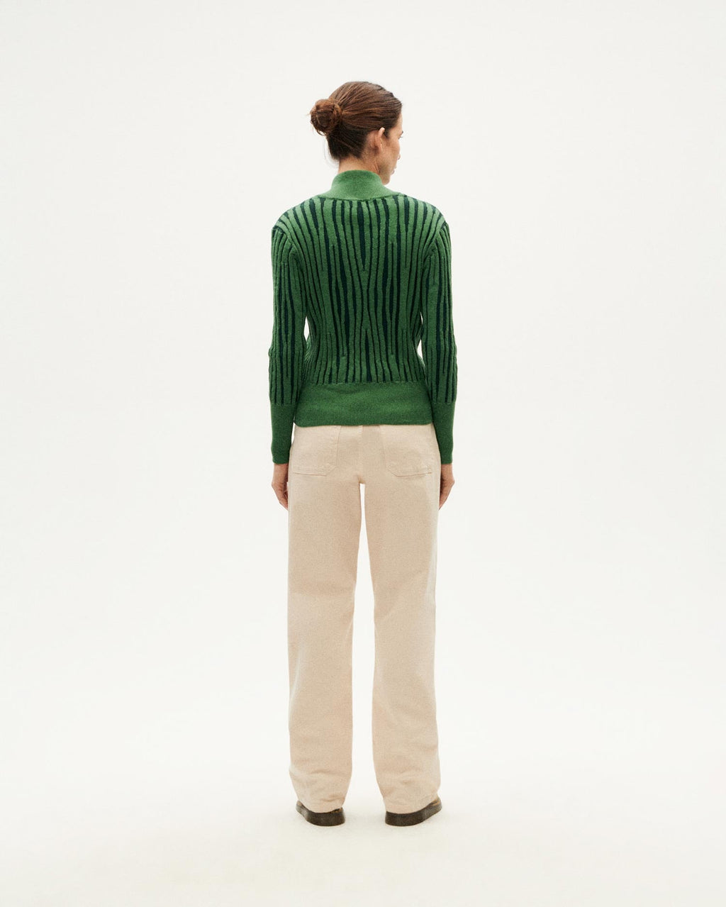 Jersey verde cachemir Gery sostenible-4