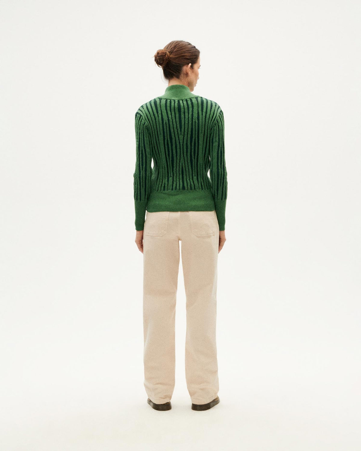 Jersey verde cachemir Gery sostenible-4