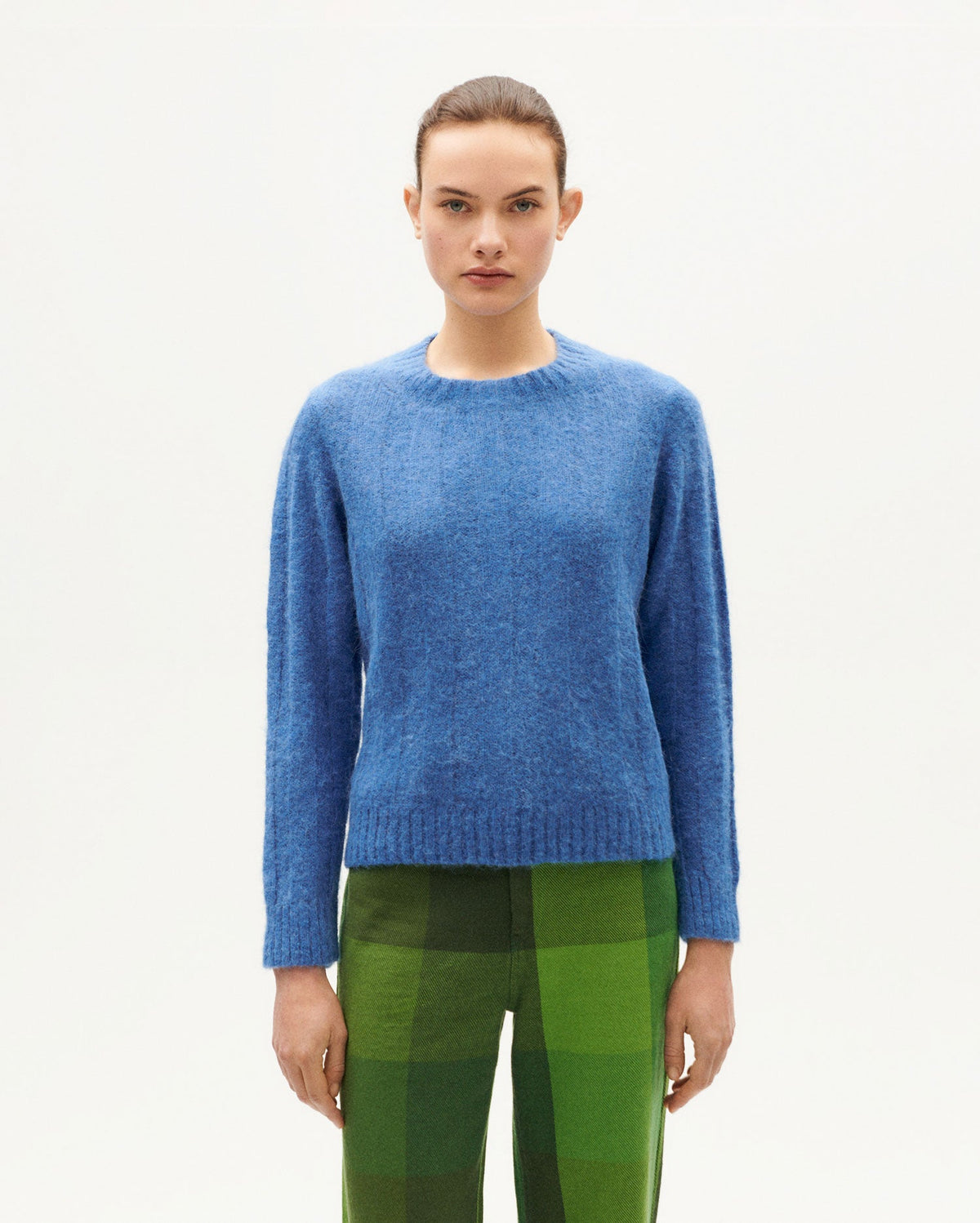 Pull En Laine D'Alpaga Layan - Bleu