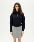 Maglione blu lana Tanit sostenibile-1