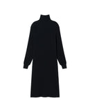 Vestido grafito punto Amaia sostenible-silueta-1