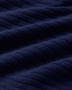 Jersey navy punto Adele sostenible - silueta 3