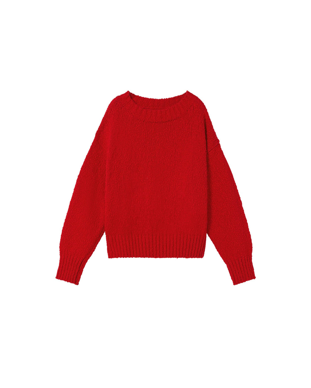 Pull Texturé Clara - Rouge