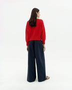 Pull Texturé Clara - Rouge