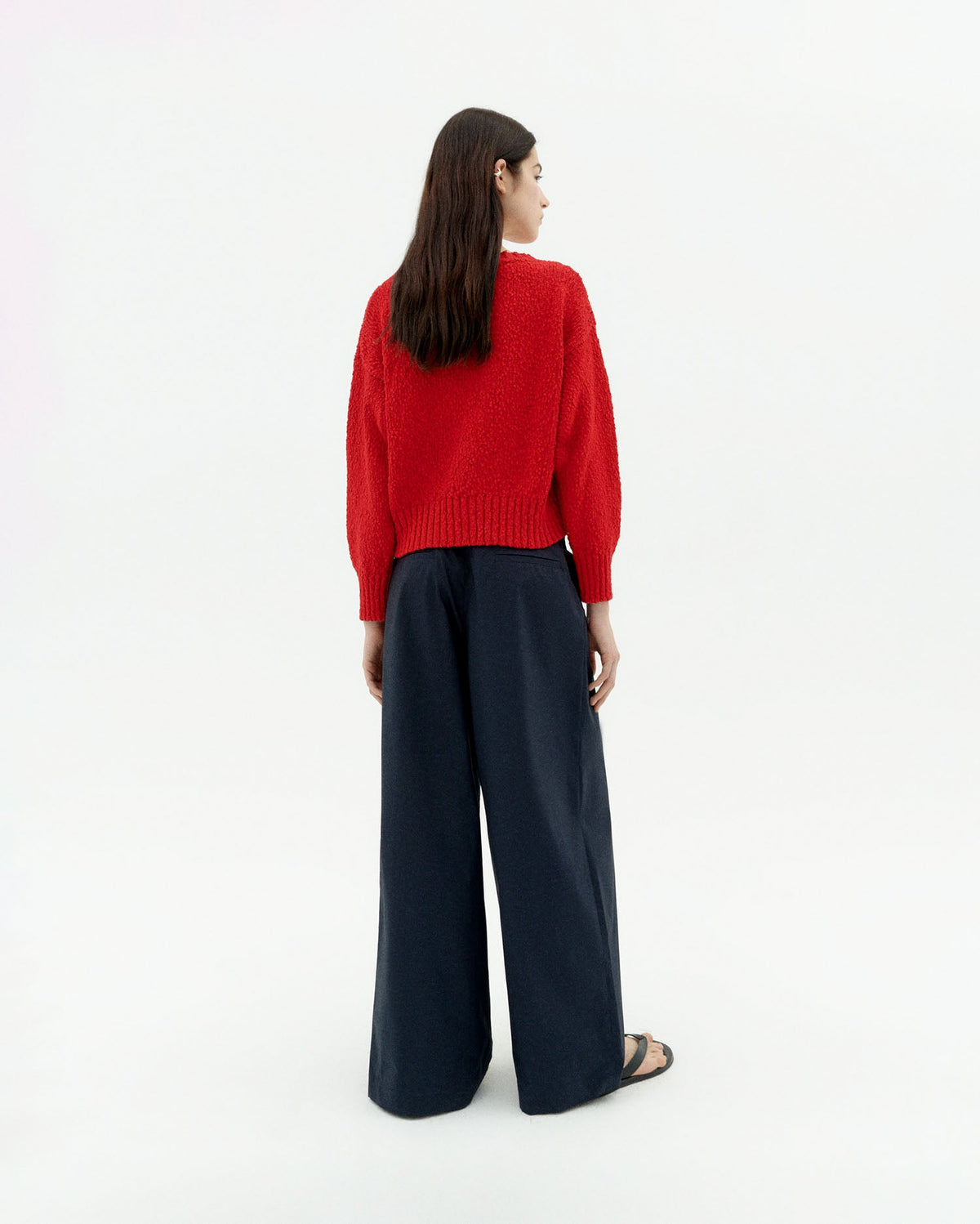 Pull Texturé Clara - Rouge