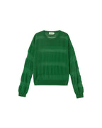 Jersey verde punto Be sostenible - silueta 1