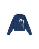 Jersey azul punto Philis sostenible - silueta 3