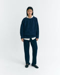 Liza sustainable blue oversized merino wool jumper - 2