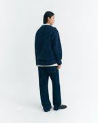 Liza sustainable blue oversized merino wool jumper - 4