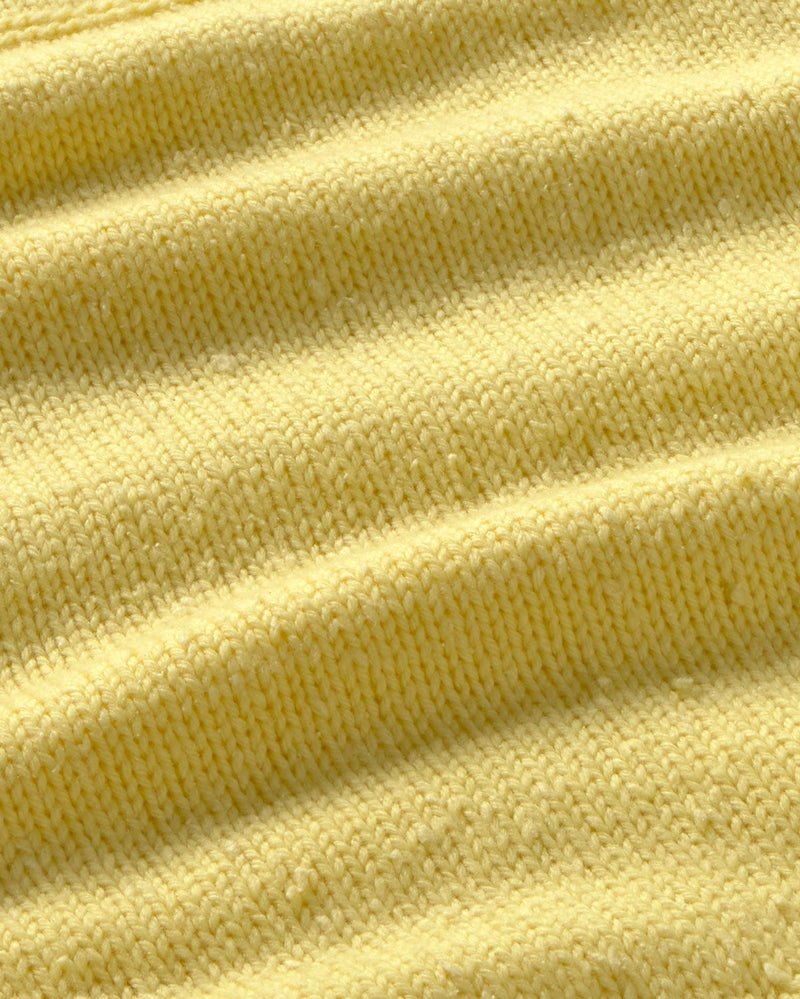 Jersey oversize lana merino amarillo Liza sostenible - silueta 2