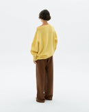 Jersey oversize lana merino amarillo Liza sostenible - 4