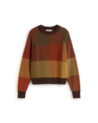 Pull En Laine À Carreaux Nur
