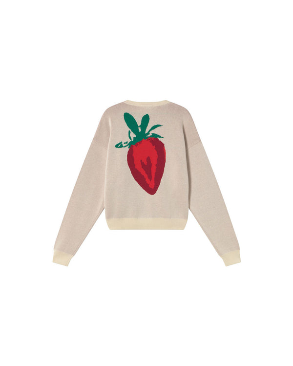 Maglione strawberry Philis sostenibile silhouette - 2