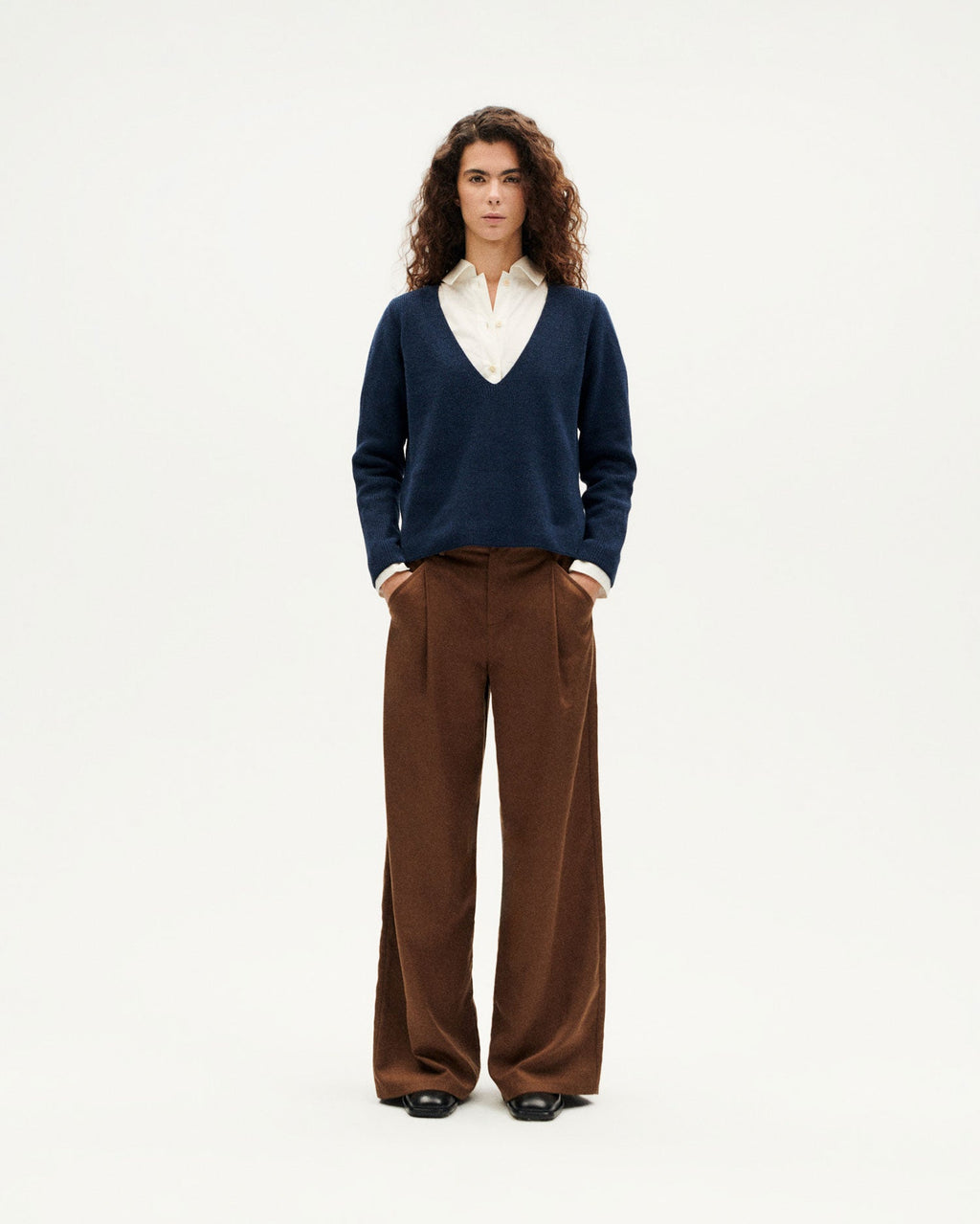 Aloma Cashmere Jumper - Navy Blue