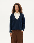Aloma Cashmere Jumper - Navy Blue
