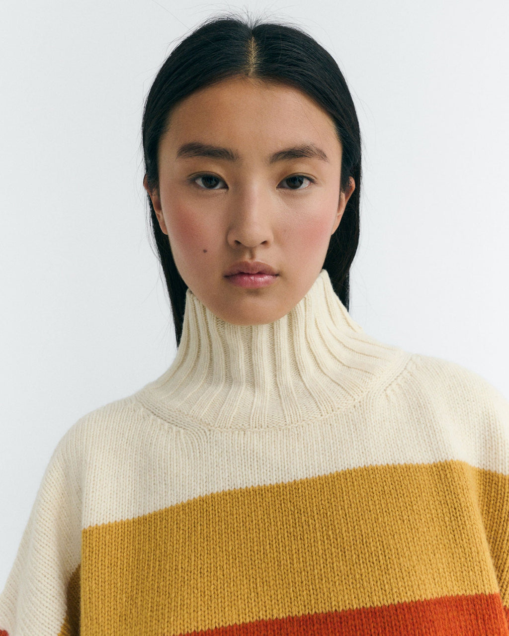 Oversize-Wollpullover Gestreift Imogen