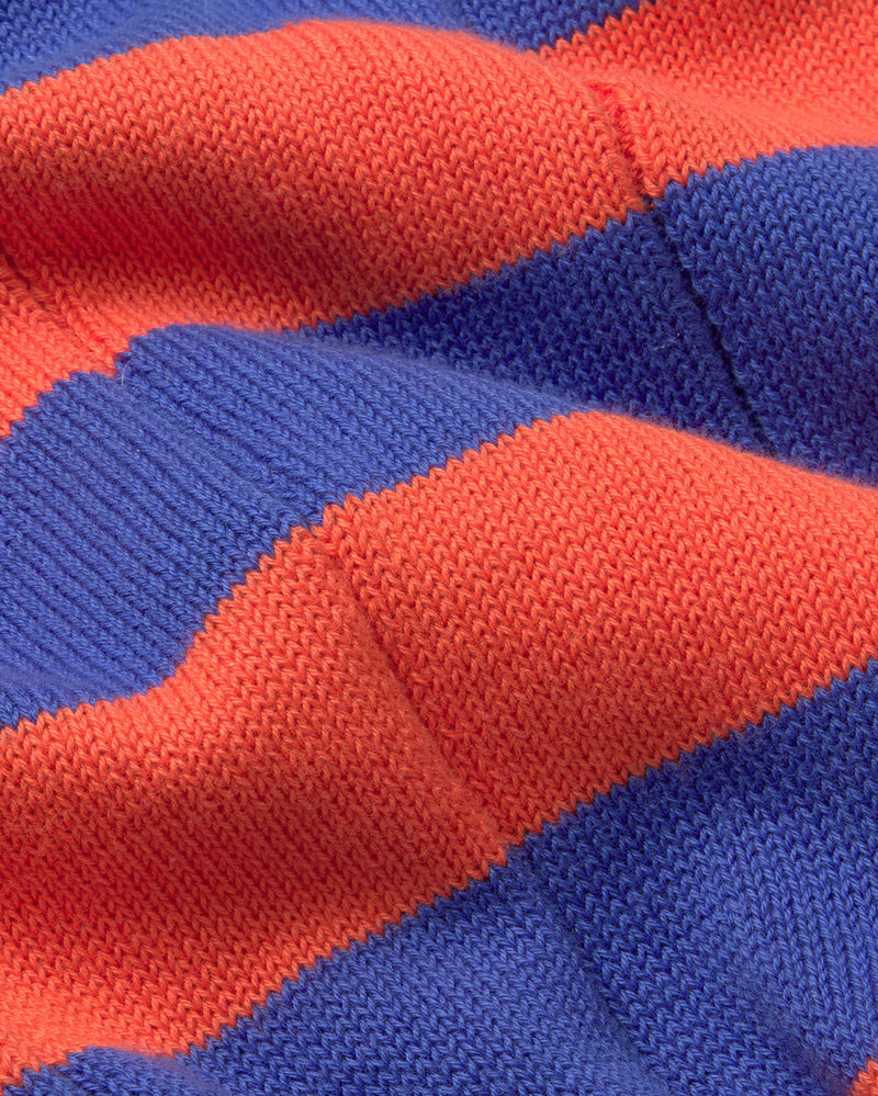 Chaleco punto rayas naranjas Sherry sostenible silueta - 2