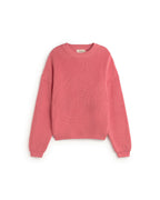 Jersey rosa algodón orgánico Carmen sostenible silueta - 1