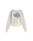 Jersey punto crudo flower Philis sostenible silueta - 3