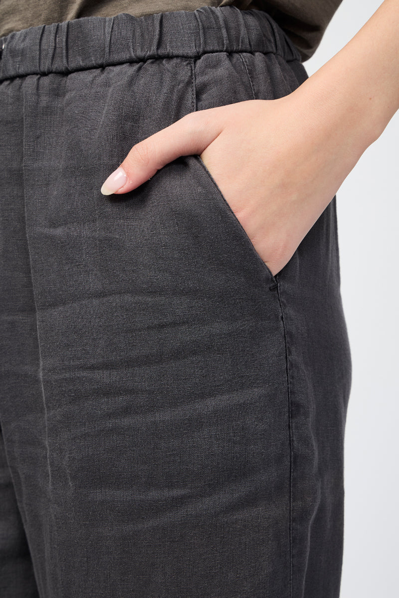 Pantalones lounge de lino - Magma Pigment - Mujer