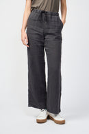 Pantalones lounge de lino - Magma Pigment - Mujer