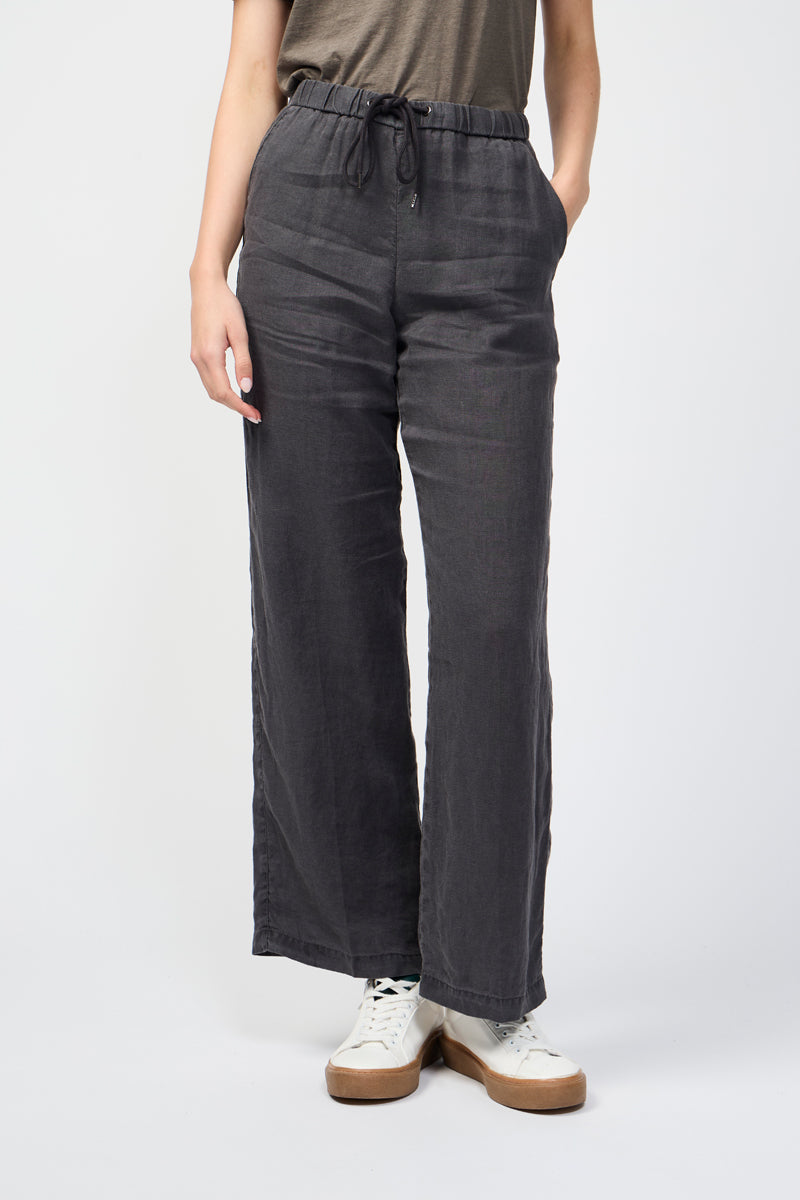 Pantalones lounge de lino - Magma Pigment - Mujer