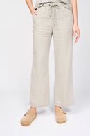 Pantalones lounge de lino - Silty Pigment - Mujer