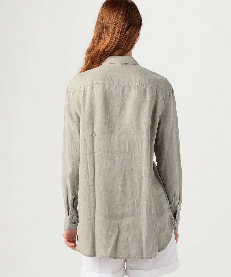 Light Linen Shirt - Silty Pigment - Women
