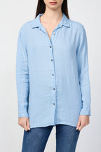 Chemise Légère En Lin - Delta Pigment - Femme