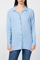 Camisa de lino claro - Delta Pigment - Mujer