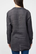 Lightweight Linen Shirt - Magma Pigment - Women