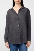 Lightweight Linen Shirt - Magma Pigment - Women