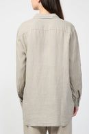 Light Linen Shirt - Silty Pigment - Women