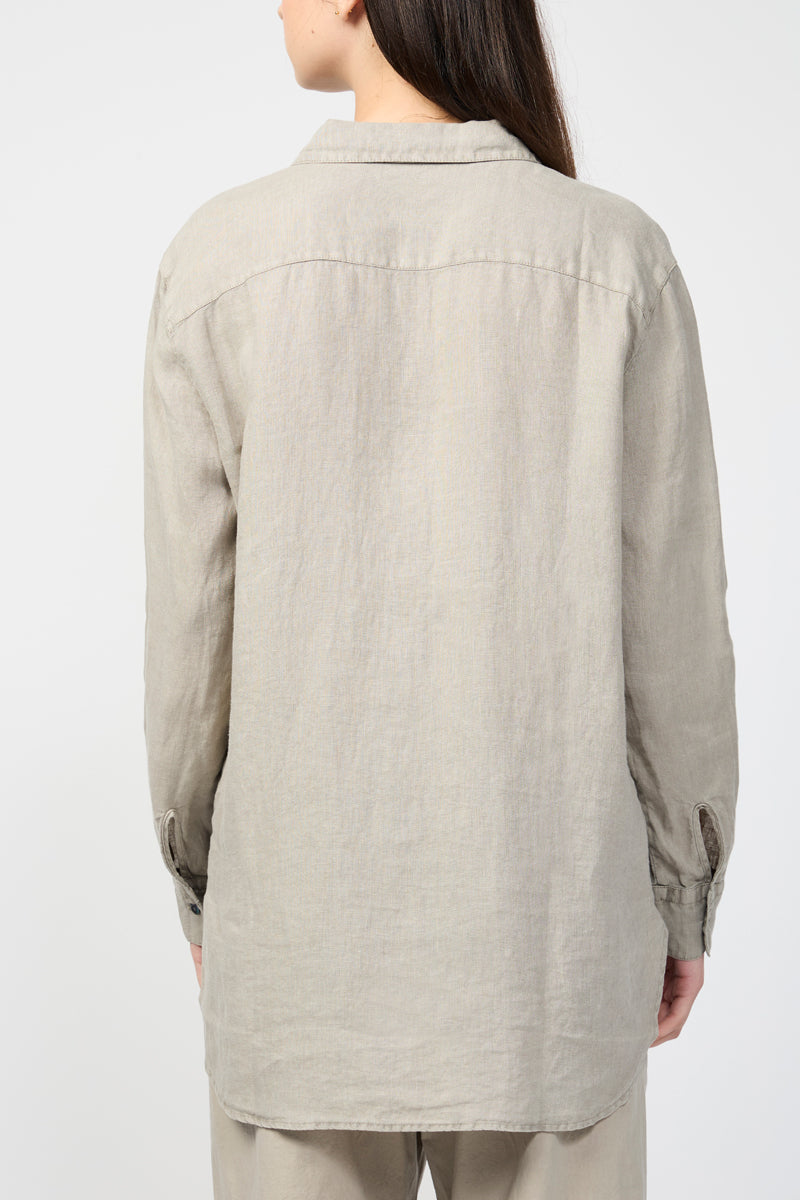 Light Linen Shirt - Silty Pigment - Women