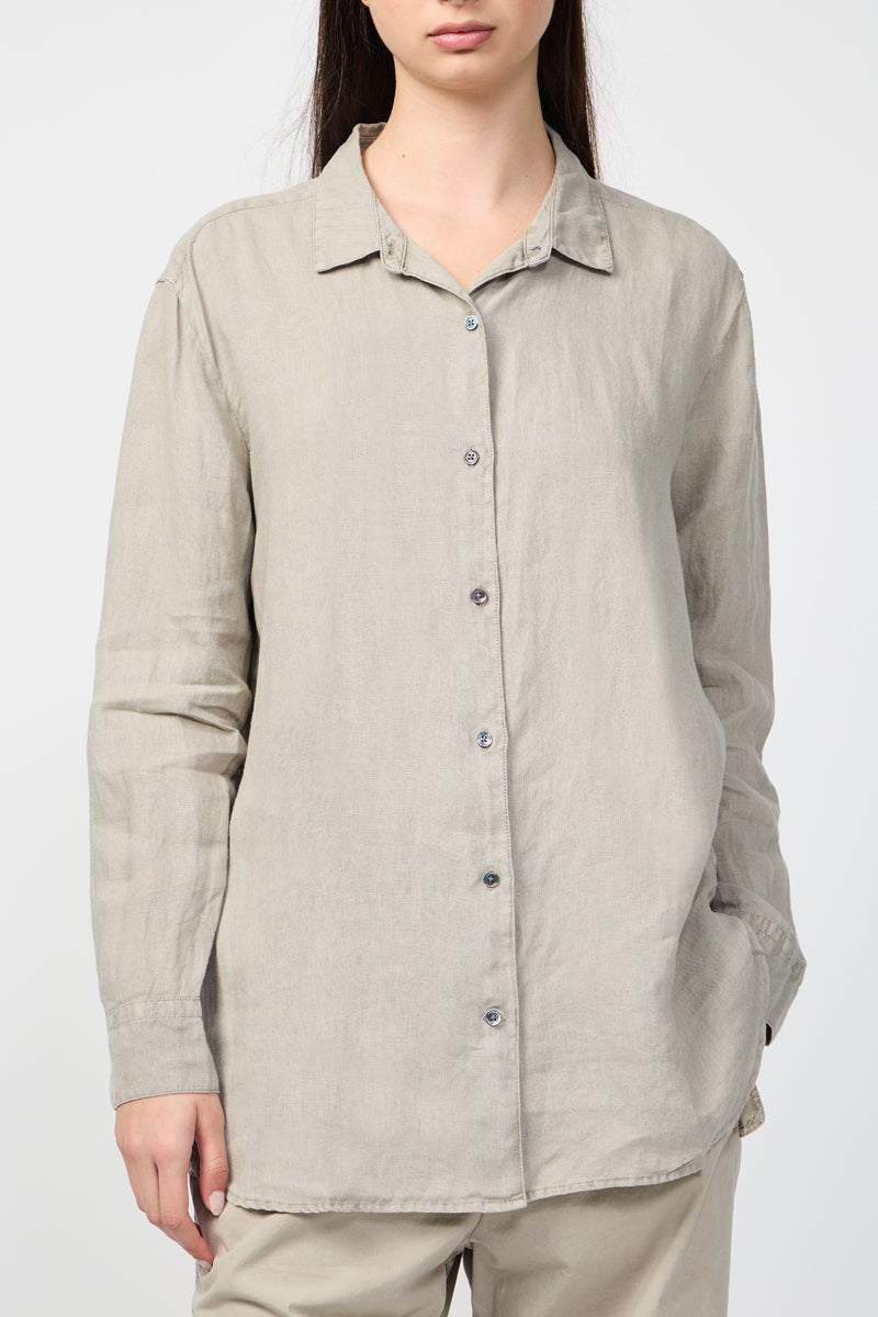 Light Linen Shirt - Silty Pigment - Women