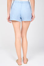 Short En Lin Léger Teint En Pièce - Delta Pigment - Femme