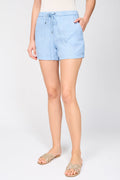 Short En Lin Léger Teint En Pièce - Delta Pigment - Femme