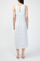 Robe Légère En Lin Teint En Pièce - Pigment À Mémoire De Forme - Femme