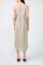 Lightweight Piece-Dyed Linen Dress - Mineral Pigment - Women