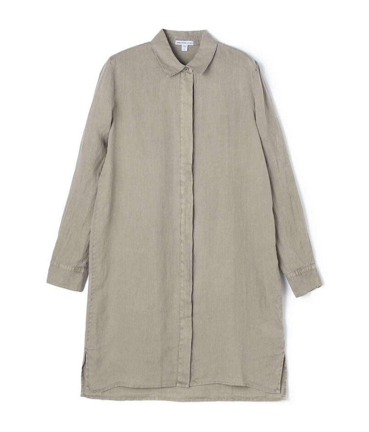 Robe Chemise Légère En Lin - Pigment Limoneux - Femme