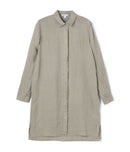 Robe Chemise Légère En Lin - Pigment Limoneux - Femme