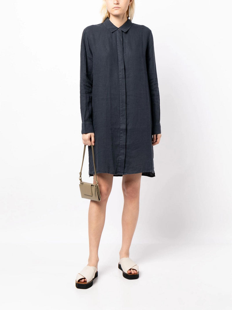 Vestido camisero de lino ligero - Spritz Pigment - Mujer